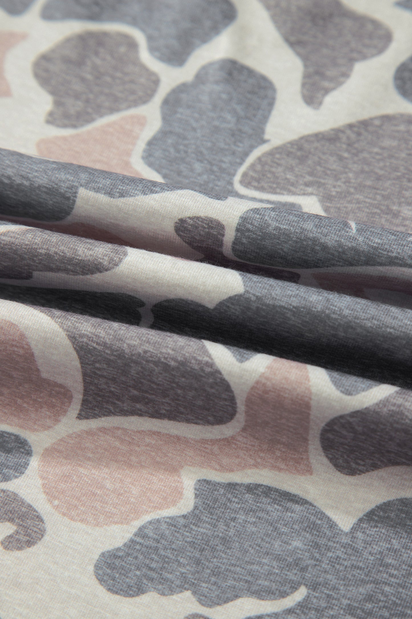 Multicolour Camo Print Wide Leg Casual Pants