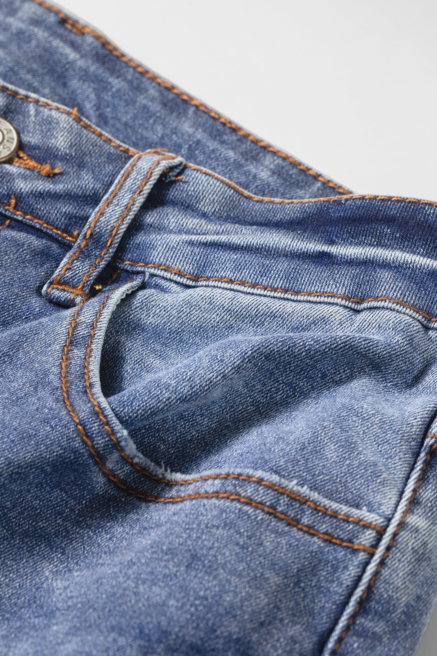 Ashleigh Blue Embroidered Flare Leg Jeans